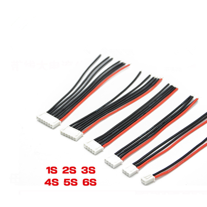 11CM Connecting Silicone Cable Extension Wire 1S2P/2S3P/3S4P/4S5P/5S6P/6S7P for Lipo Battery Balance Charger Battery - Photo: 1