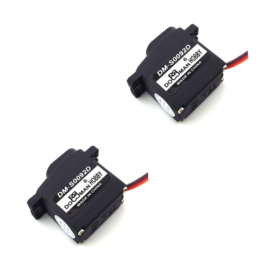 2 pcs 9g Digital Servo Plastic Gear 1.6kg 1.8kg for RC Models Airplane Helicopter Car Boat Robot Fixed Wing