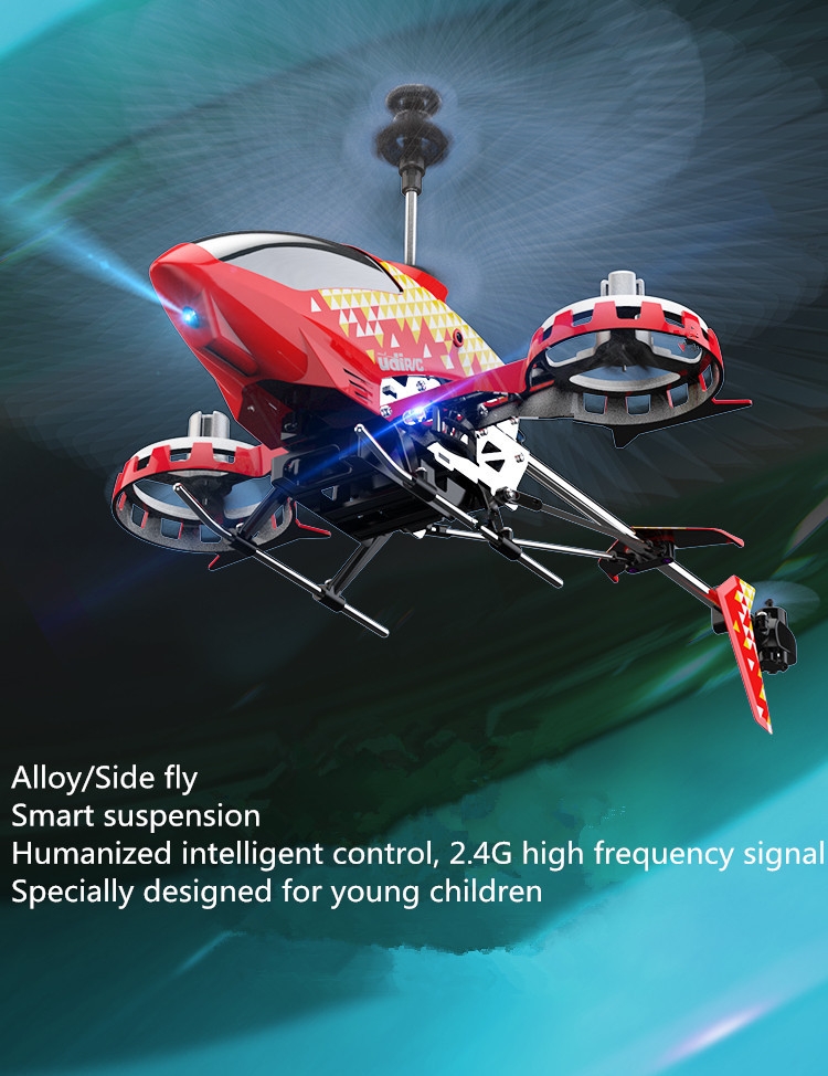 UDIRC D28 4.5CH RC Helicopter RTF Anti-collision for Children Outdoor Toys