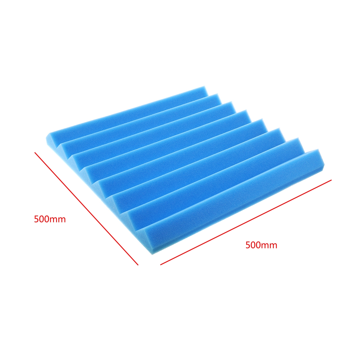 4Pcs/Set 50x50X5CM Acoustic Foam Panel Home Treatment Sound Absorption Tiles