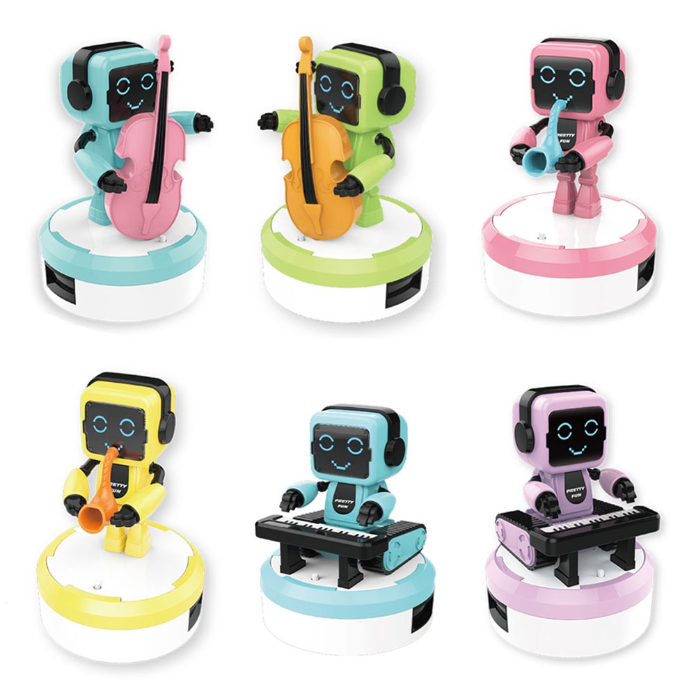 Mini Intelligent Robot Toy Remote Sensing Ensemble Band Swing Robot with Hi-fi Speaker