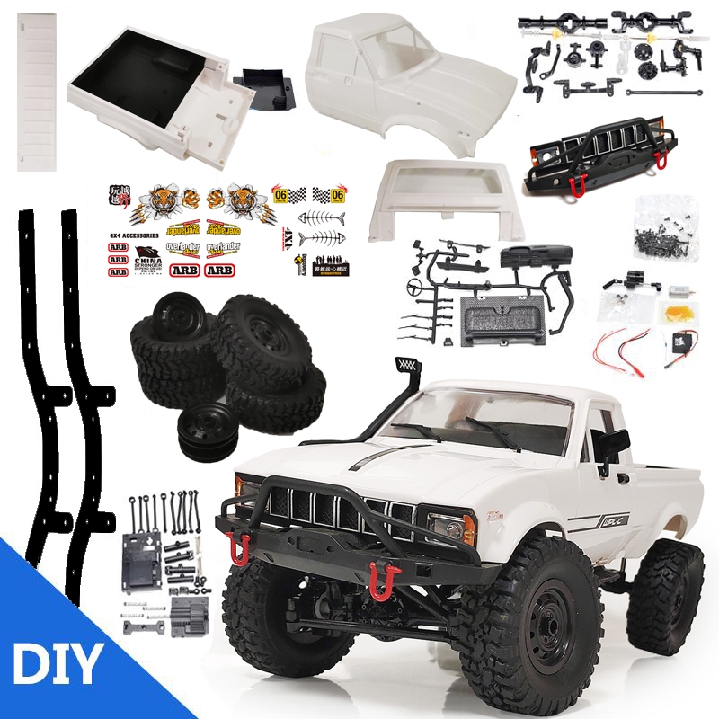 WPL C24 1/16 2.4G 4WD Crawler Truck RC Car KIT Full Proportional Control - Photo: 1