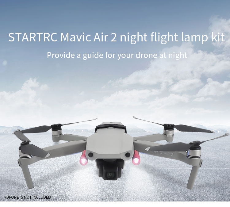 STARTRC LED Night Flying Combo Kit Fill Lights Lamp Searchlight Flashlight Expansion Parts for DJI Mavic Air 2 RC Drone