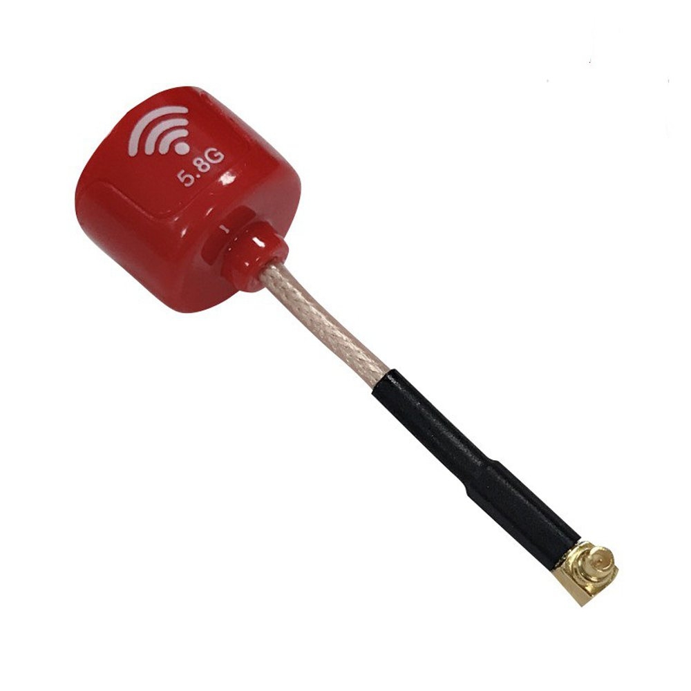 Turbowing 5.8GHz 2.5dBi Gain Vertical Polarization FPV Antenna With SMA/RP-SMA Connector Plug For RC Racer Drone VTX