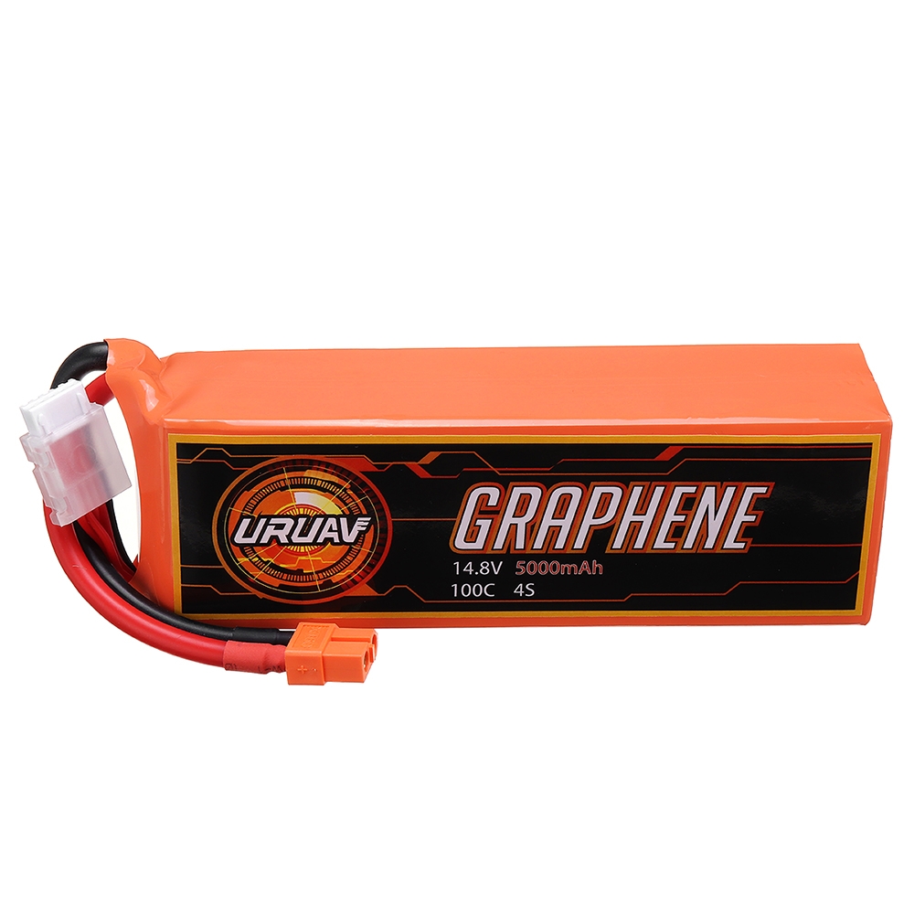 URUAV GRAPHENE 14.8V 5000mAh 100C 4S XT60 Plug Lipo Battery for FPV RC Racing Drone