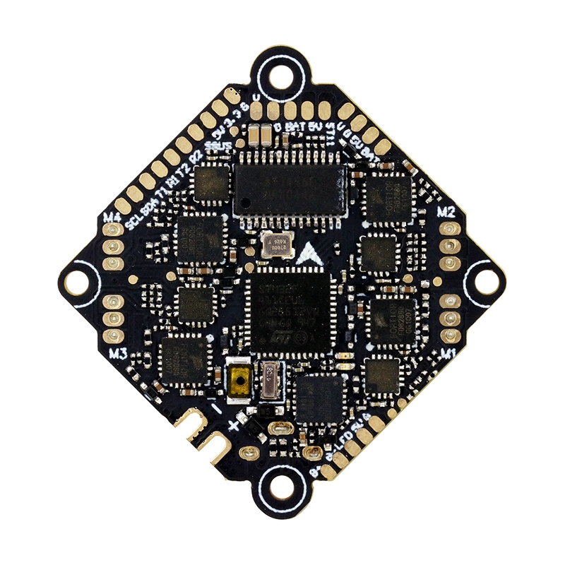 25.5x25.5mm SPCMaker F411 F4 Flight Controller AIO OSD Current Sensor & 20A BL_S 2-4S 4in1 Brushless ESC for Bat78 HD Whoop RC Drone FPV Racing