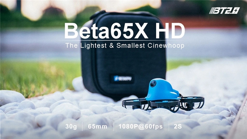 BETAFPV Beta65X HD 2S 65mm Whoop Quadcopter 1080P RC Drone F4 AIO 2S FC 0802 14000KV Motor 25mW VTX
