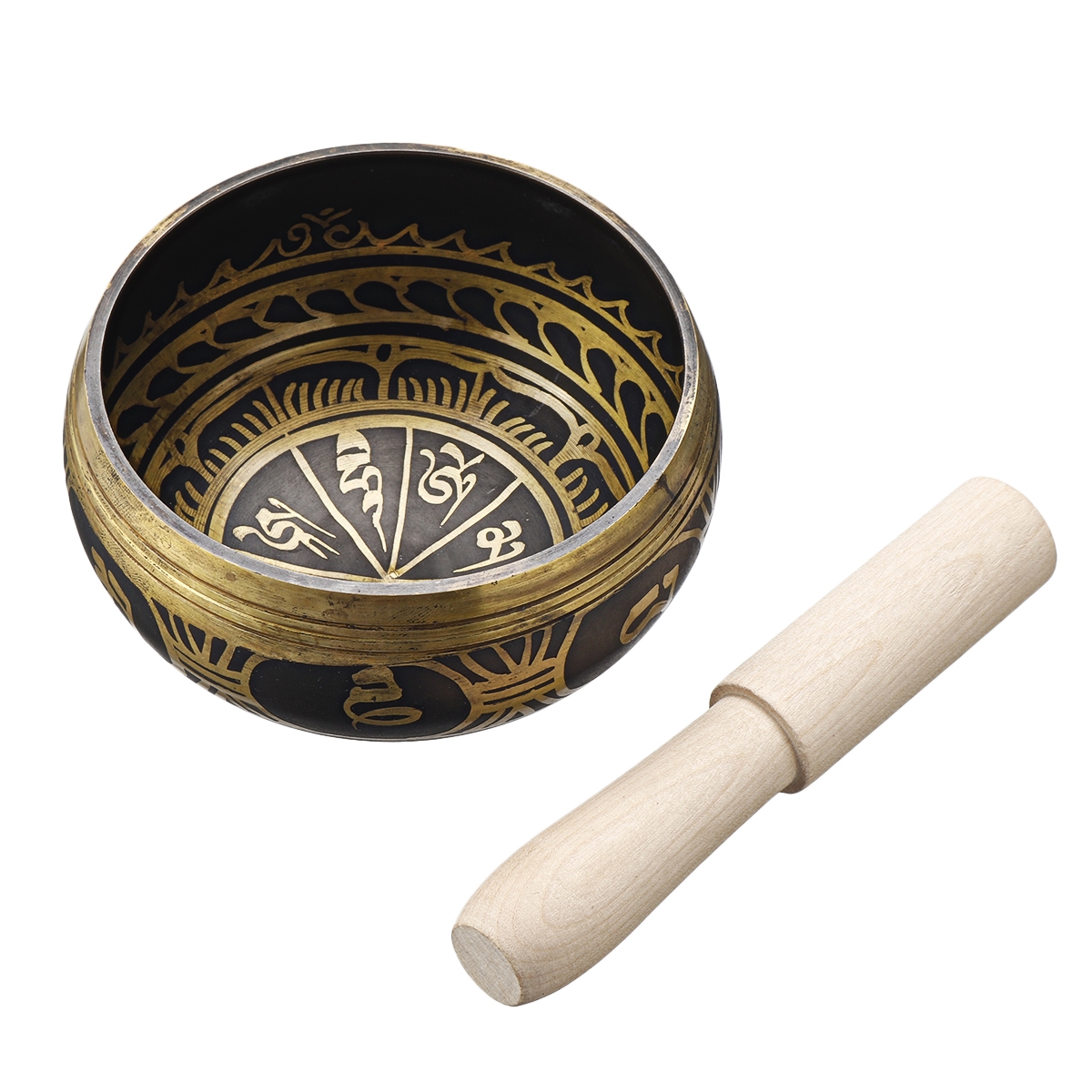 Antique Design Tibetan Singing Bowl Set With Stick, Promotes Peace, Chakra Healing, and Mindfulness,as Exquisite Gift