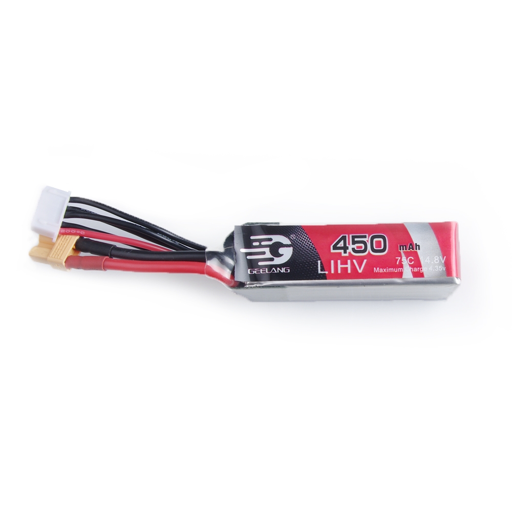 GEELANG LIHV XT30 450mAh 3S 80C 14.8V Lithium Battery for FPV Racing Drone Anger 85X 4K