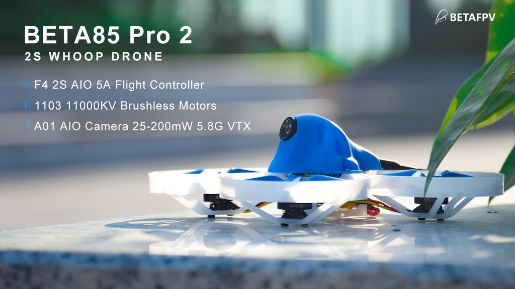 BETAFPV Beta85 Pro 2 2Inch 2S Whoop RC Drone F4 A01 AIO Camera 5.8G VTX 1103 11000KV Motor
