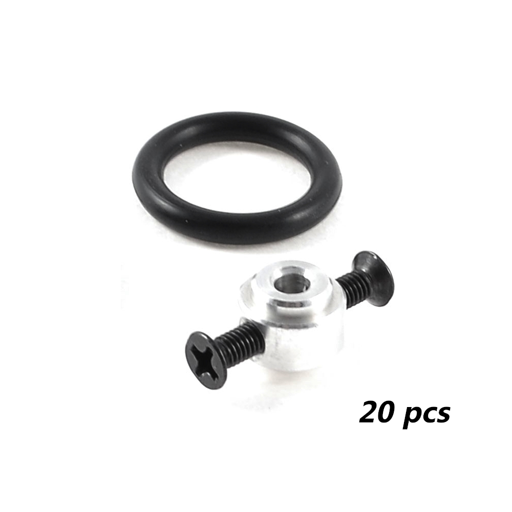 20 pcs Racerstar 3.17mm RC Prop Propeller Protector Saver with 20mm x 3mm Rubber O-Ring for RC Drone Aircraft Motor