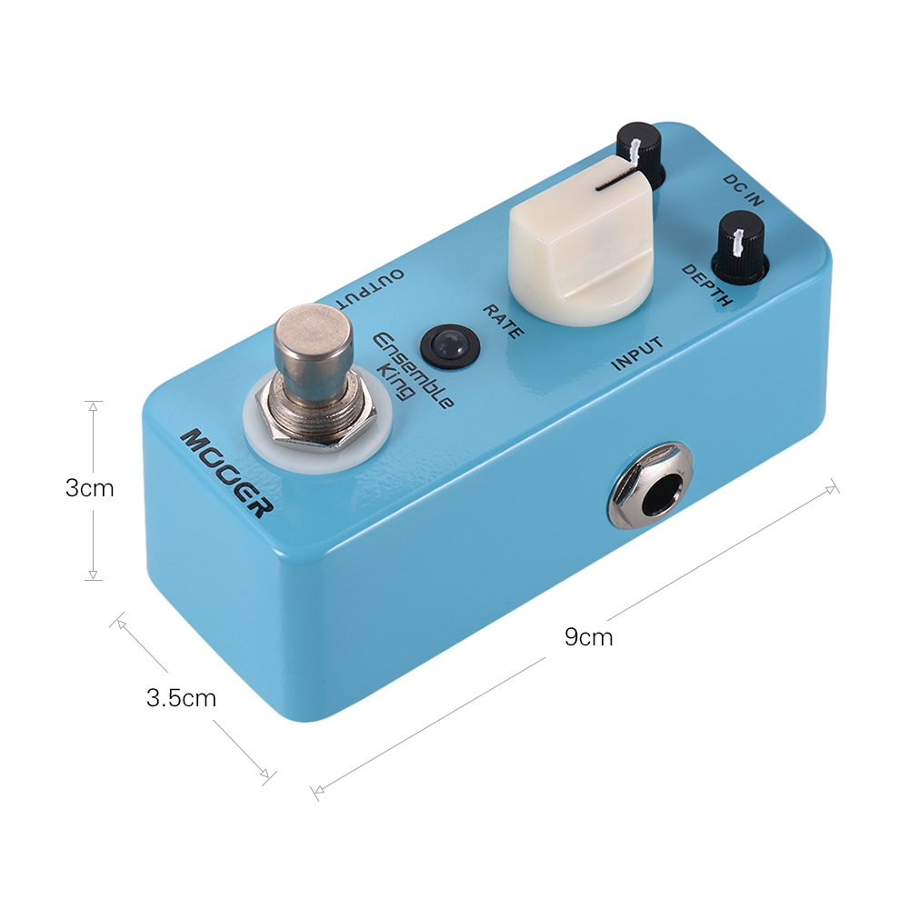 MOOER Ensemble King Pure Analog Chorus Guitar Effect Pedal True Bypass Switching Full Metal Shell Guitar Parts & Accessories