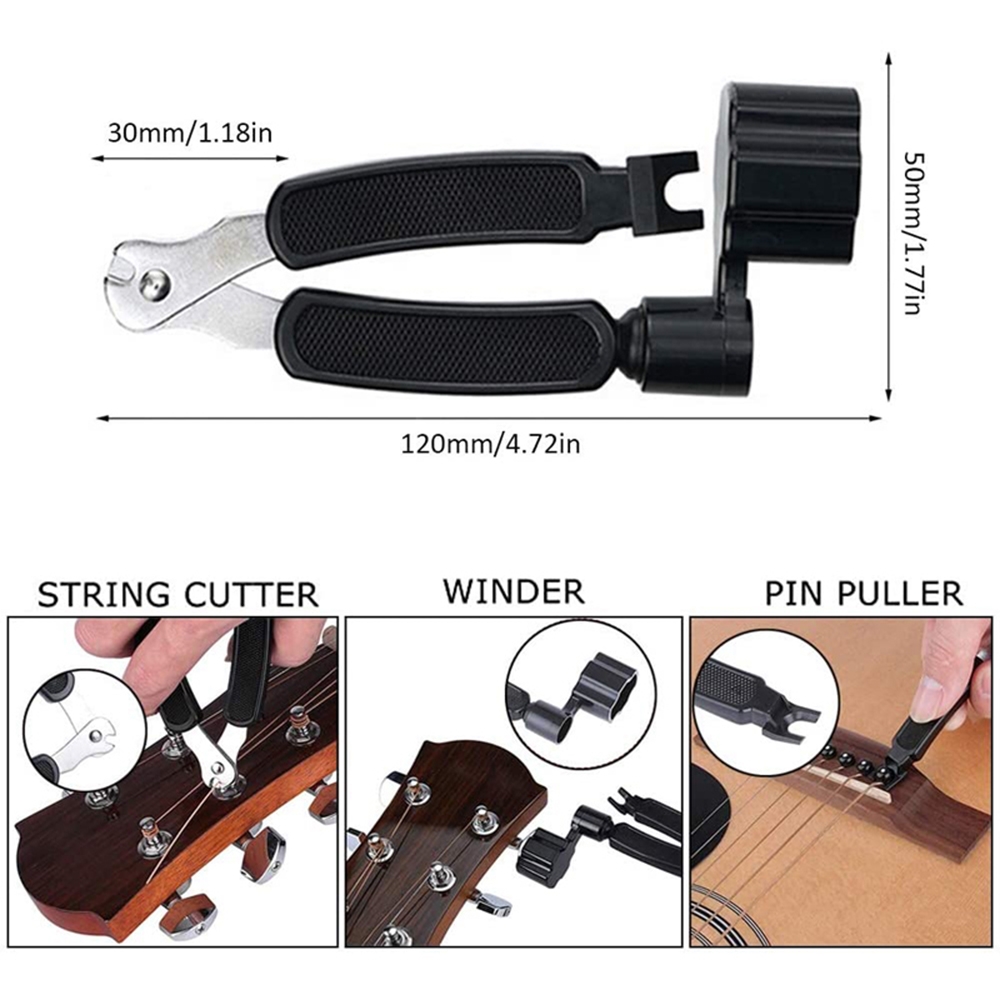 9/50PCS Guitar Accessories Kit Including Guitar Picks,Capo,Acoustic Guitar Strings,3 in 1String Winder
