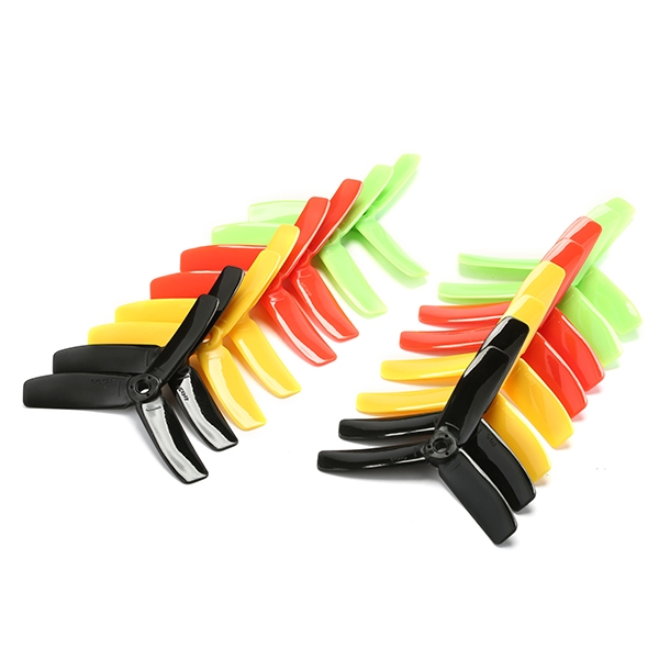 8 Pairs Kingkong 4*4.5*3 4045 4 Inch 3-Blade Rainbow Colorful Propellers CW CCW for FPV Racer 