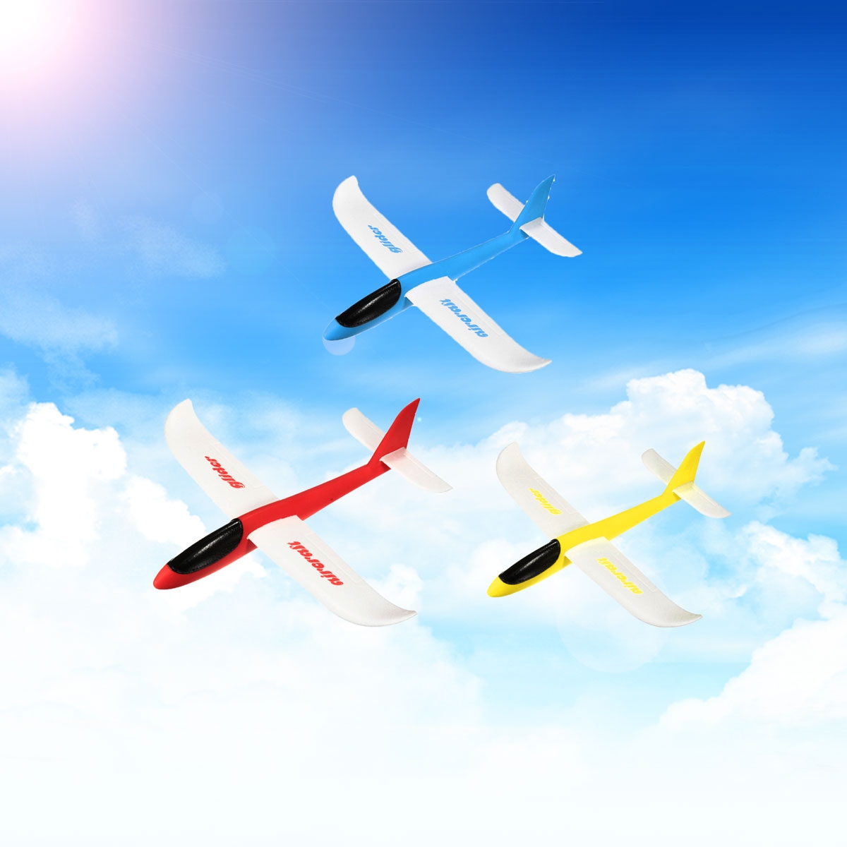 Lightweight Foam Airplane Aeroplane Glider Hand Throwing Flying Model Aircraft