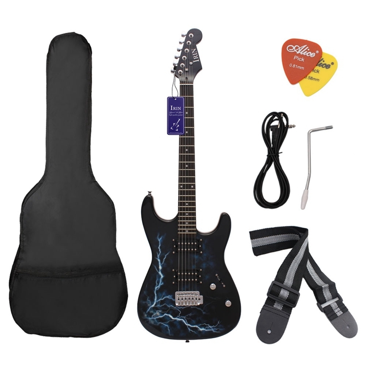 IRIN Lightning Style Basswood Electric Guitar with Gig Bag