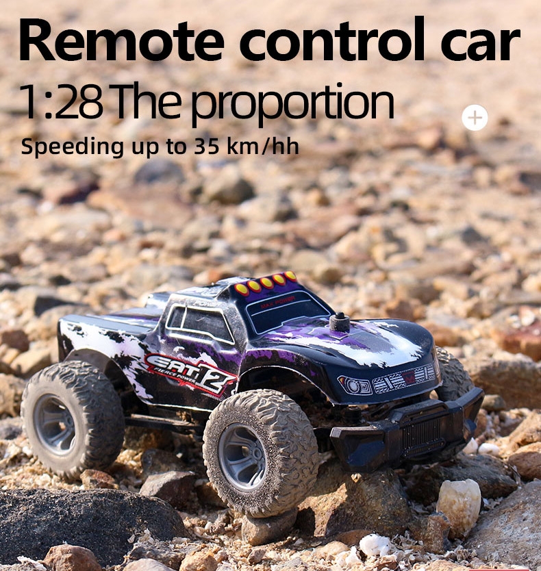 Eachine EAT12 1/28 RC Car 2.4G 35km/h High Speed Waterproof RTR Off-road RC Vehicle Model for Kids and Beginners