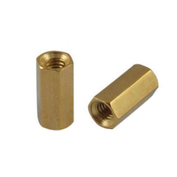 10PCS M3 8/10/28/30mm Double Pass Hollow Hex Copper Ferrule Cylinder Piller